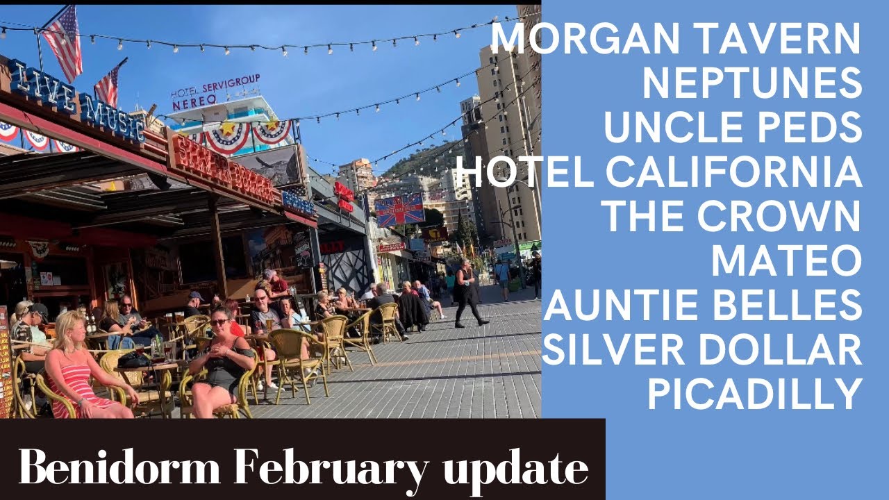 Benidorm British strip to Rincon update February 2022