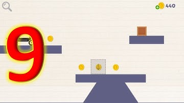 Brain On Physics Boxs Puzzles Level 9 solved