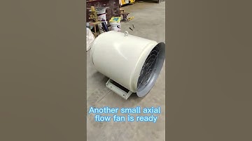 Another small axial flow fan is ready