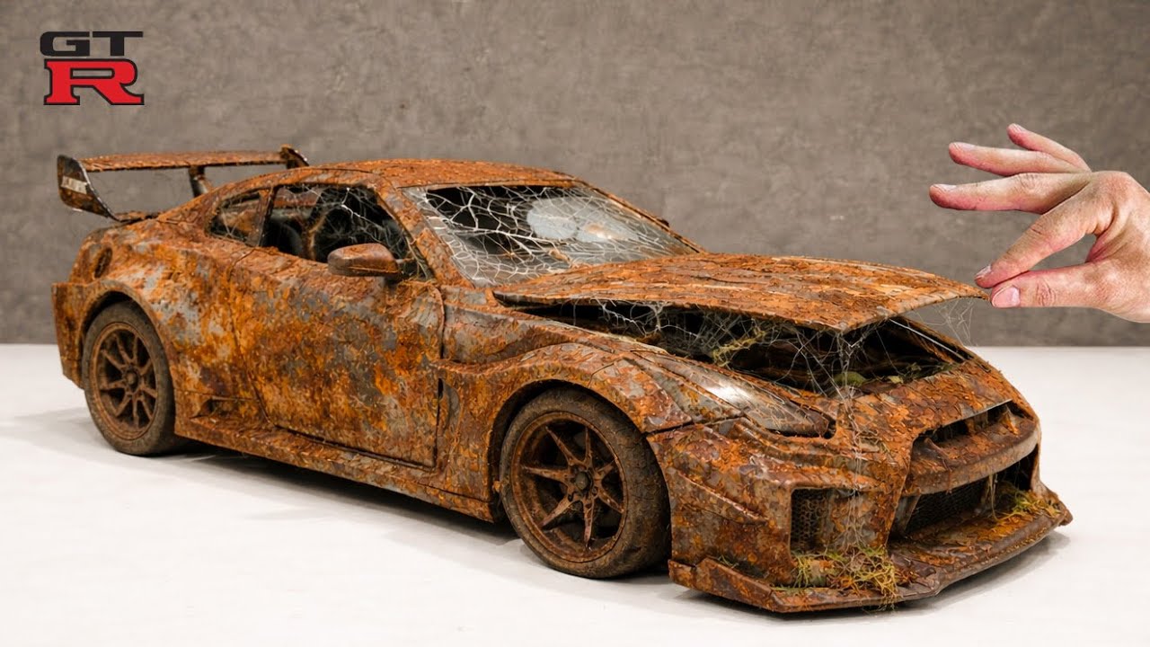 Abandoned Nissan GT-R R35 Full Restoration | Extreme Car Rebuild