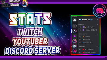 🟣(Stats) Contador para YouTube, Twitch y tu server de Discord 💻 Discord 📡 JKamiGod