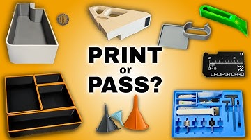 Na mijn eerste maand 3D-printen, dit is wat ik graag nog eens zou printen.