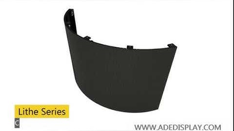 Flexible LED Display to be cylinder,concave or convex Curved LED Displays