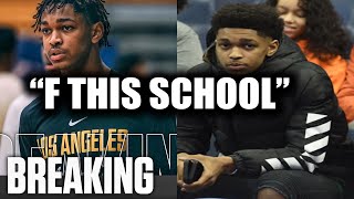 BREAKING NEWS! DIOR JOHNSON LEAVES HIS HIGH SCHOOL... AGAIN