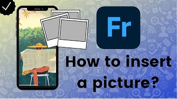 How to insert a picture on Adobe Fresco?