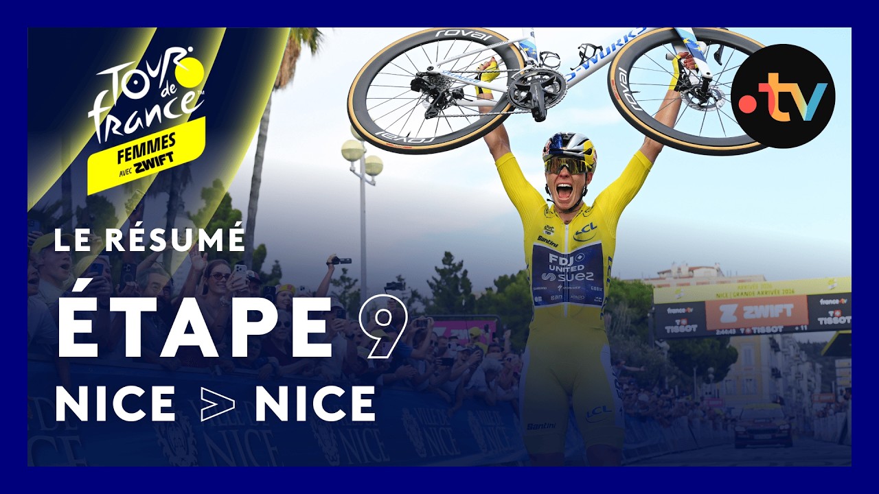 Tour de France Femmes 2026 : Demi Vollering SACRÉE après une dernière victoire (résumé étape 9)