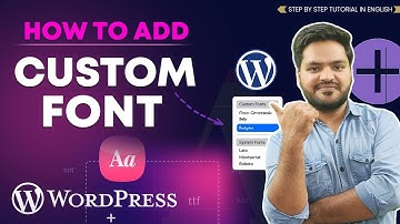 How to add Custom Fonts in WordPress on Elementor Free Version | 💯 Working Method