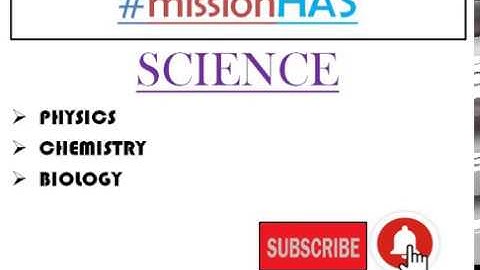 HIMACHAL PRADESH PUBLIC SERVICE COMMISSION GENERAL SCIENCE PART 1