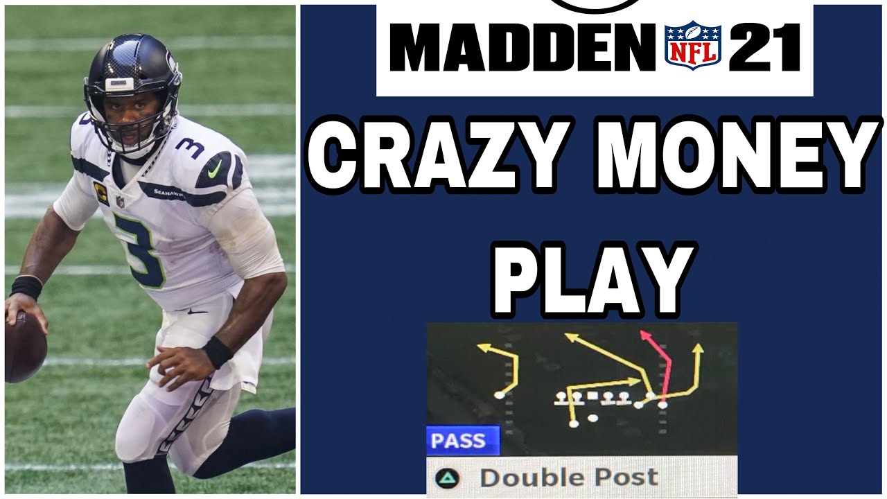 MADDEN 21- CRAZY MONEY PLAY. DOUBLE POST OUT OF GUN BUNCH OFFSET IS CRAZY. BEST OFFENSE