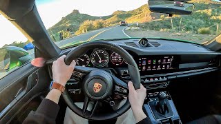 2023 Porsche 911 Carrera T - POV Canyon Drive (Binaural Audio)