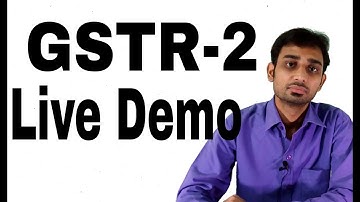 GSTR-2 Return  Live Demo | How to filL GSTR-2 ,INPUT TAX CREDIT & INWARDSUPPLIES BY CA GOURAV GROVER