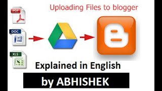 HOW TO INSERT ANY FILE FROM GOOGLE DRIVE TO BLOGGER POSTS | EXPLAINED IN ENGLISH | BLOGGING SERIES |