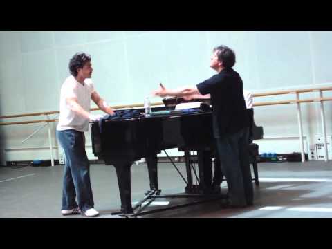 Vittorio Grigolo - Rehearsing Manon