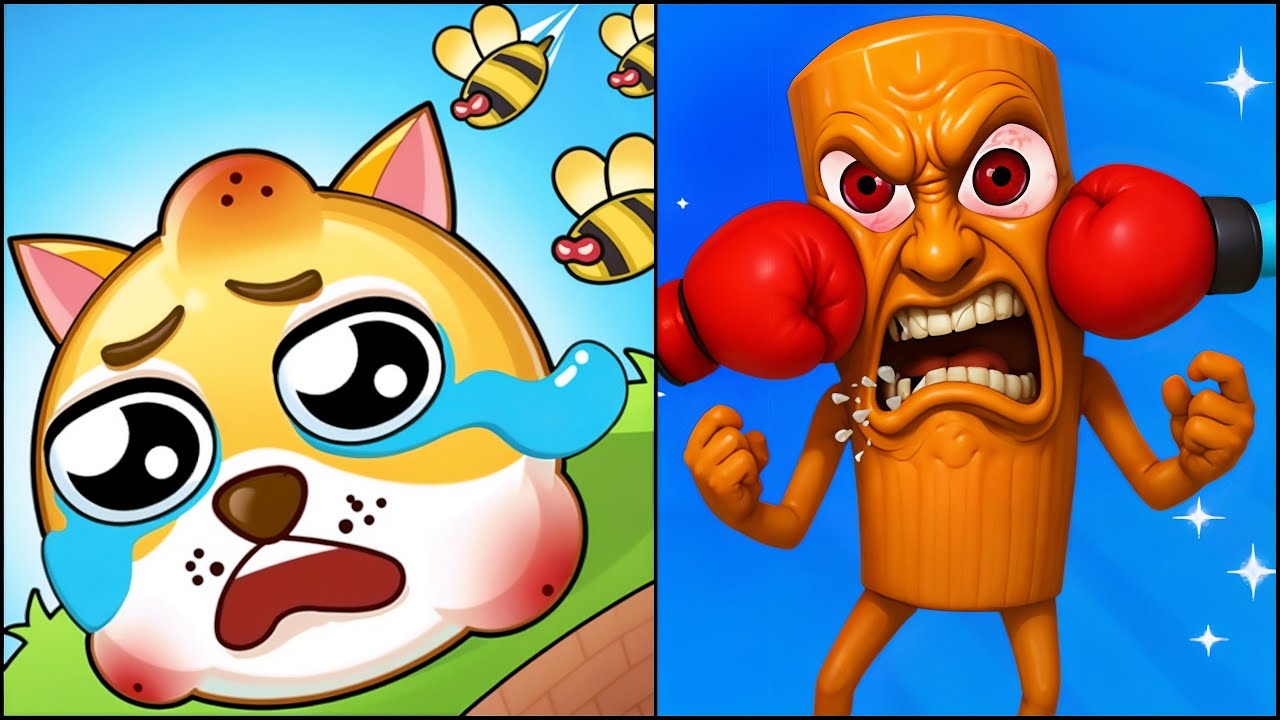 Спасти собаку против удара с одного попадания — прохождение всех уровней на скорость.