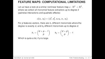 SL - 17 Nonlinear SVM - 01 Feature Generation for Nonlinear Separation