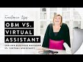 Online Business Manager vs Virtual Assistant (WORK FROM HOME!)