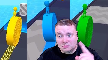 💚😱🌈Layers Roll in All Levels Gameplay iOS,Android Walkthrough Update New Trailer Games Mobile Part 1