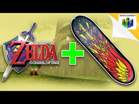 Playing Zelda: Ocarina Of Time With A Skateboard