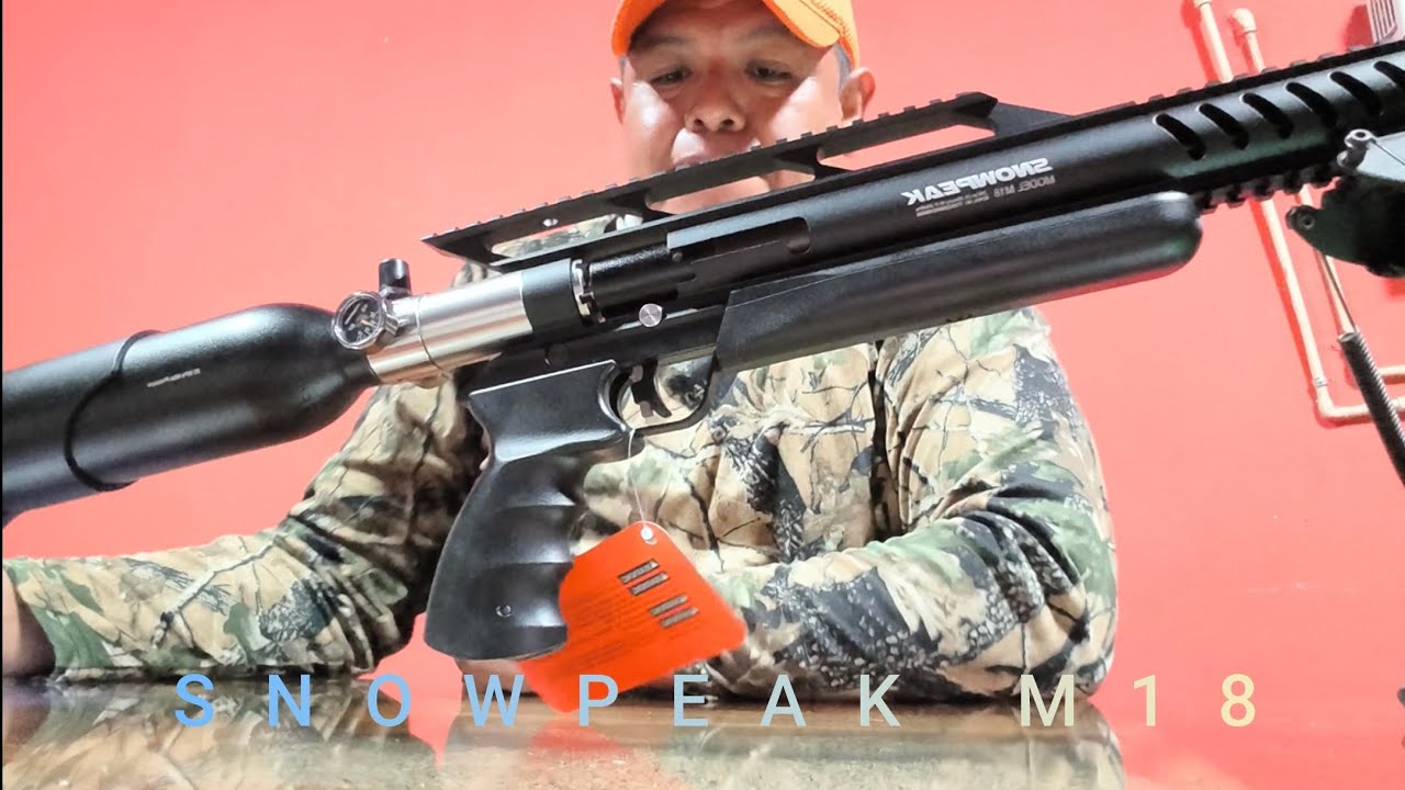Desempaquetado del rifle Snowpeak m18