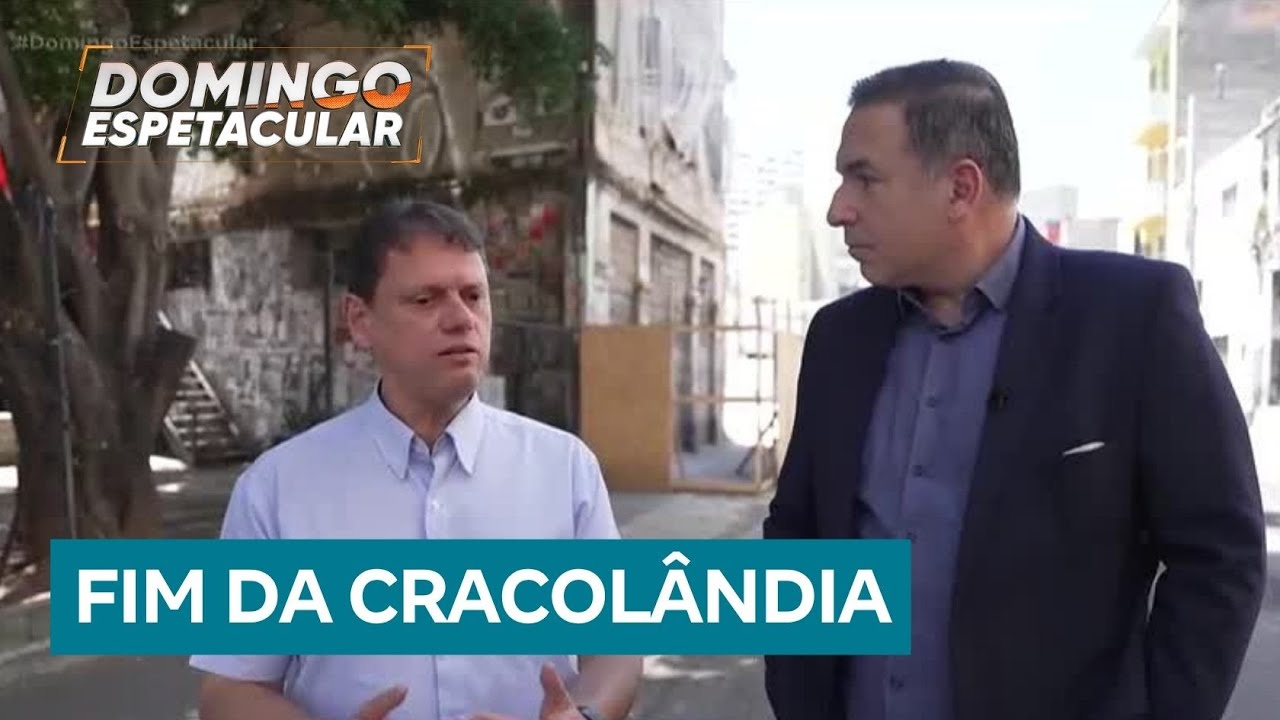 Exclusivo: Tarcísio de Freitas revela a estratégia do governo que acabou com a Cracolândia, em SP