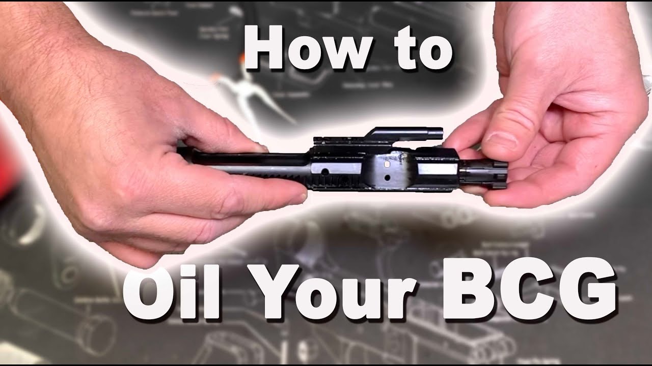 How To Oil A Bolt Carrier Group (BCG)