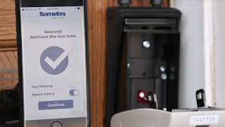 How To Open the Key Compartment Bluetooth Lockbox - SentriKey Real Estate