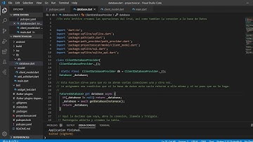 Explicación Código FLUTTER-SQLITE