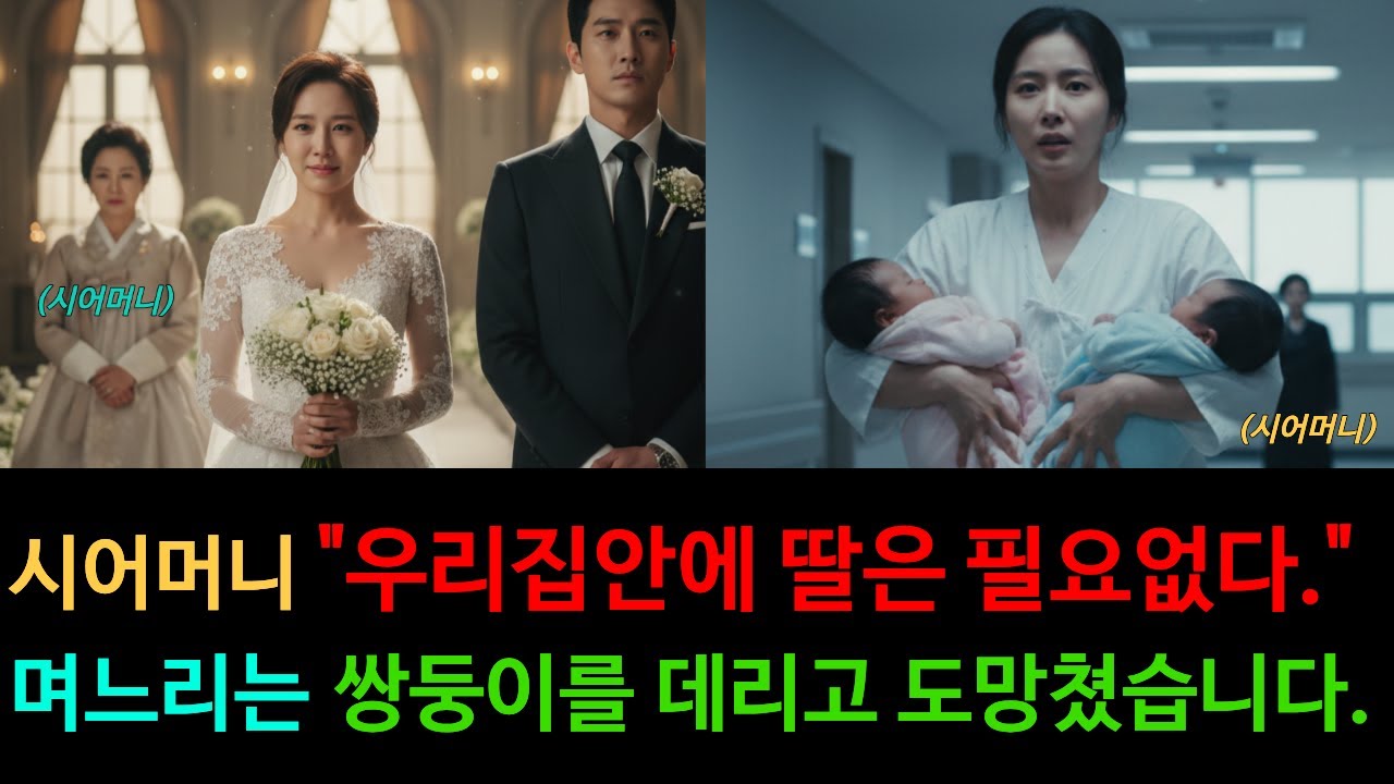 쌍둥이를 낳았지만 딸은 버리고 가라던 시어머니… 저는 새벽에 아이 둘을 안고 도망쳤습니다