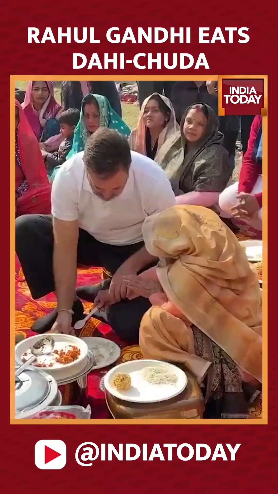 Rahul Gandhi's Makar Sankranti: Eating Curd And Chuda In Delhi's Rithala -A New Political Tradition?