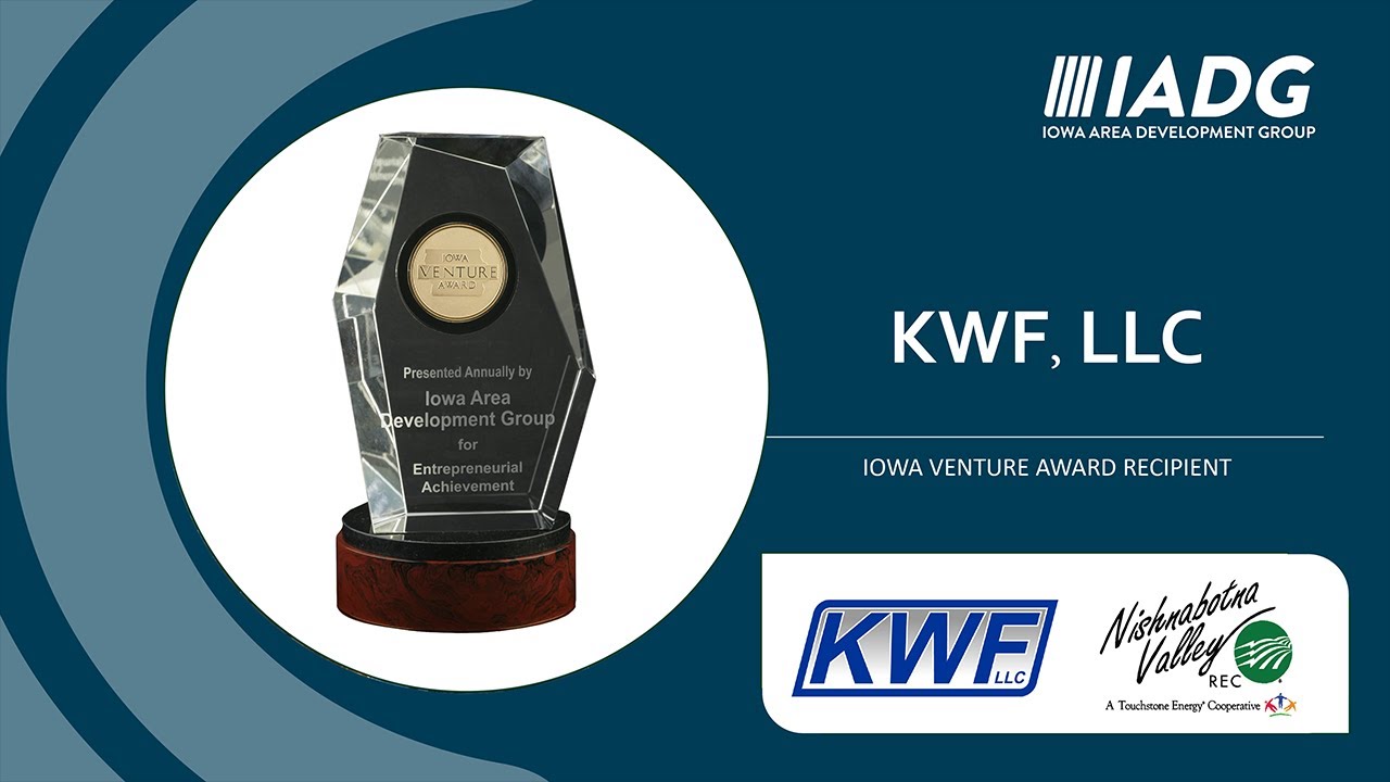 KWF, LLC 2022 Iowa Venture Award Recipient YouTube