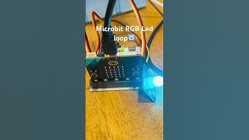 Micro;bit  RGB LED loop guide🍀 #www.learnmore.co.kr  #microbit #런모어 #making