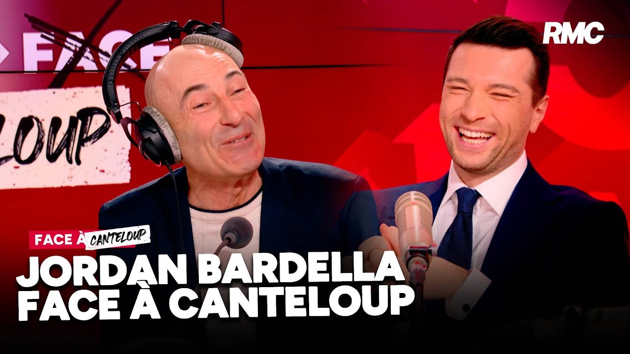 Jordan Bardella est face à Canteloup... qui imite Marine Le Pen