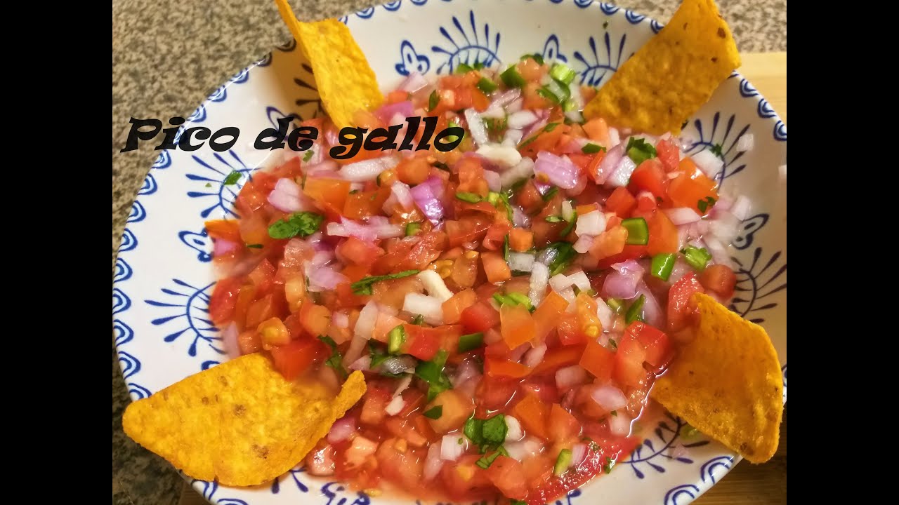 Pico de gallo - Receta MEXICANA (VÍDEO)