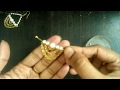 DIY || Jewellery making tutorial || Earring making at home #DIY