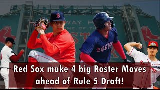Red Sox cut former #1 pitching prospect, add big hitting prospect to roster ahead of Rule 5 draft!