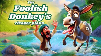 The Foolish Donkey's Clever Plans 🐴 | Foolish Donkey | Lazy donkey | Bedtime story 🌟