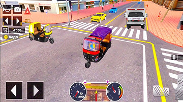 Tuk Tuk auto rickshaw driver 3D game - #236 auto rickshaw driving game - Android iOS Gameplay