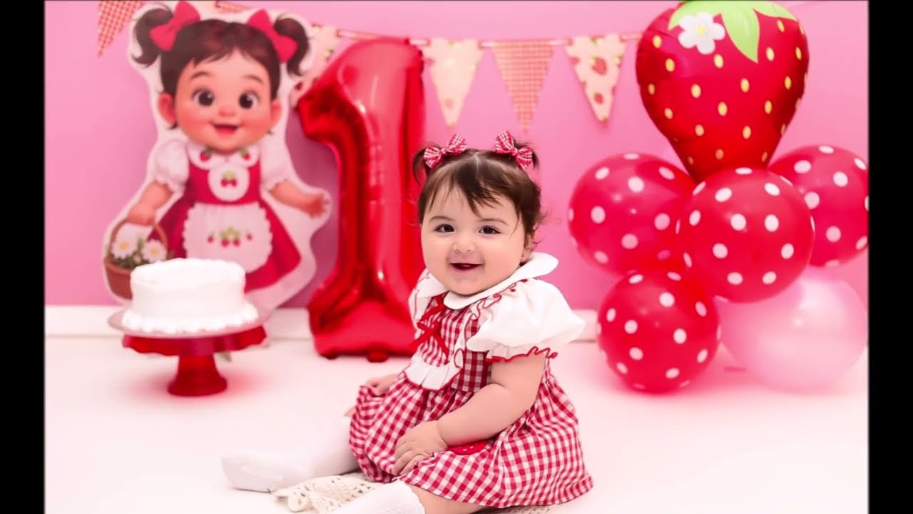 Retrospectiva Animada Helena 1 aninho Moranguinho