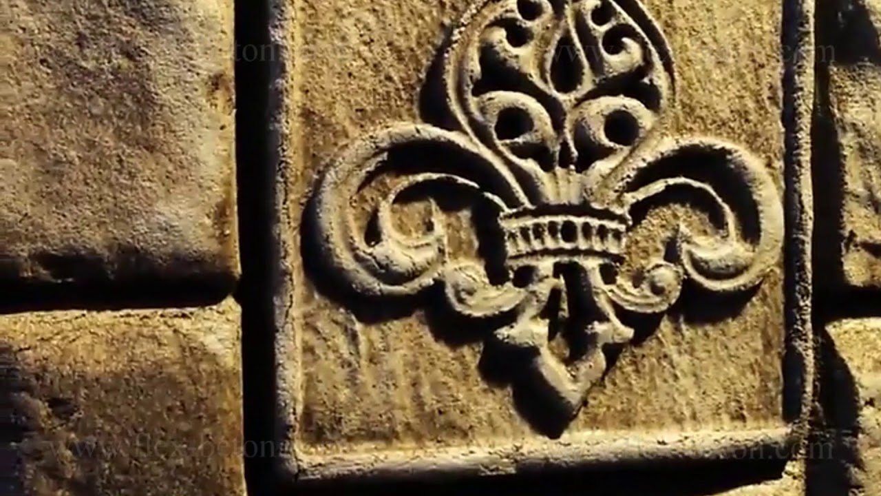 Декоративный бетон. Орнаменты штампами. Flex Beton System.