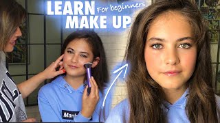 Teen make up for beginners - Learn how to apply makeup for the first time! step by step