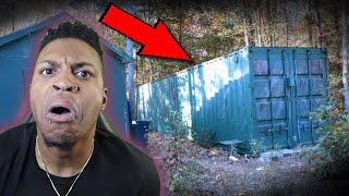 Shocking police footage taken inside THIS container!!