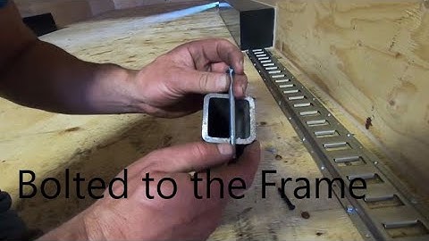 Best E-track install method using bolts.