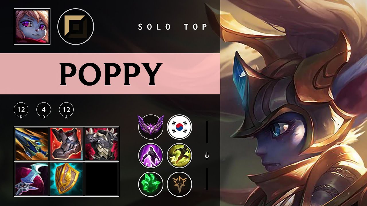Poppy Top vs Ambessa - KR Master Patch 25.22