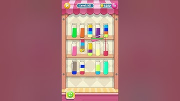Water sort Puzzle level 161 (play on Facebook)
