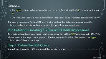 How to Create a View in Postgres with Differential Columns for Your Unique Data Structure