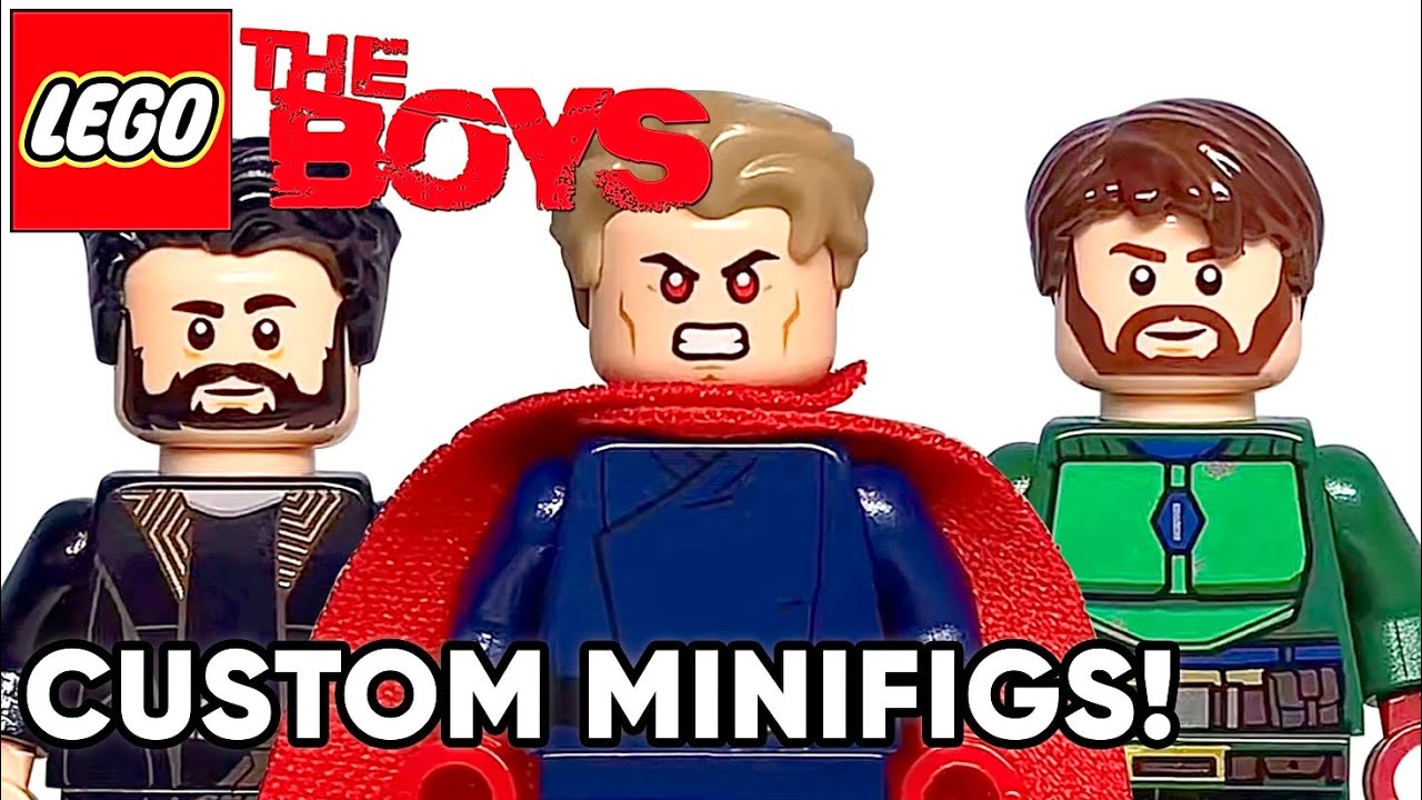 How To Make LEGO The Boys Minifigures! *Homelander, Soldier Boy & Billy