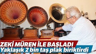 Zeki Müren İle Başladı, Yaklaşık 2 Bin Taş Plak Biriktirdi Resimi