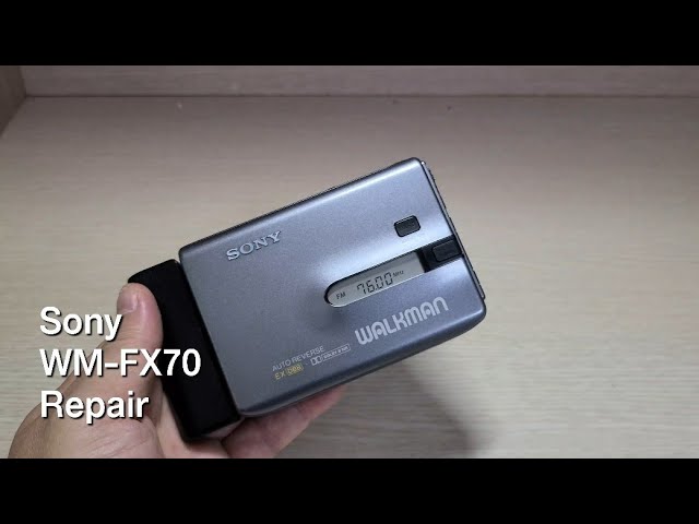 Sony WM-FX70 Repair Cassette Walkman - YouTube