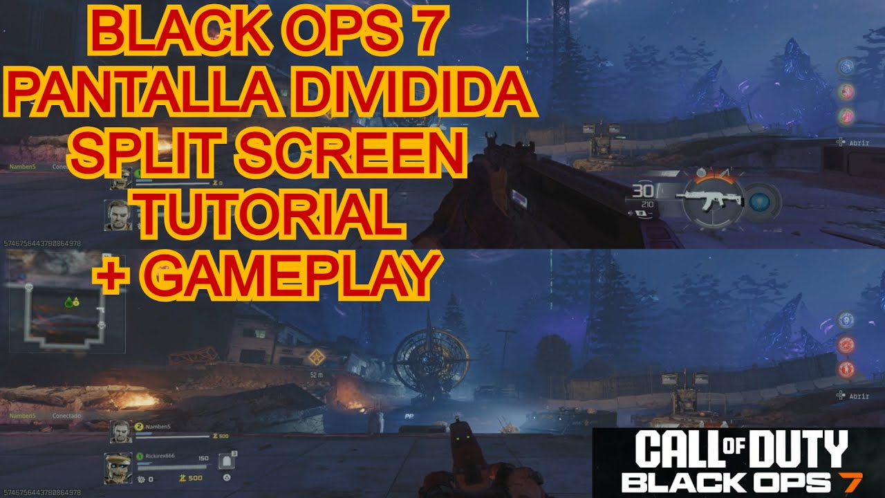 TUTORIAL BLACK OPS 7 PANTALLA DIVIDIDA MULTI + ZOMBIES GAMEPLAY - YouTube