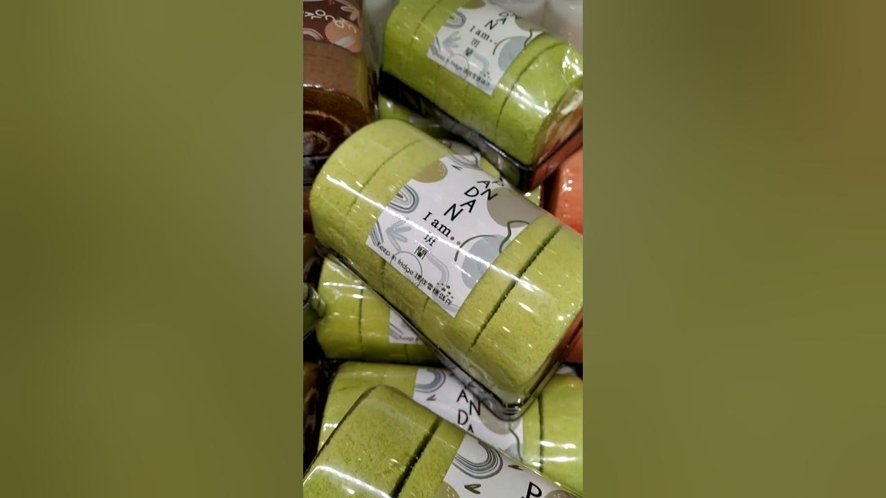 pandan cake swiss roll #shorts